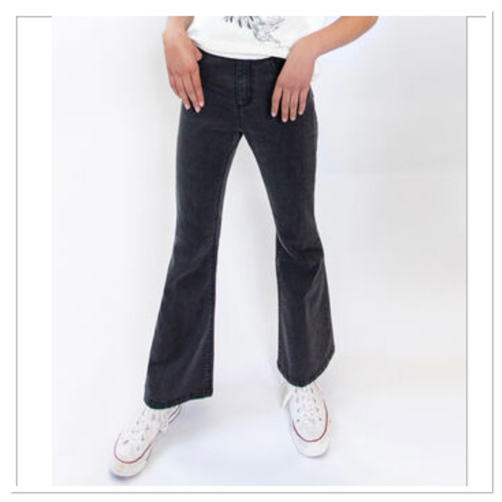 Way by Ikks Flare Jeans Black Wash Size 24